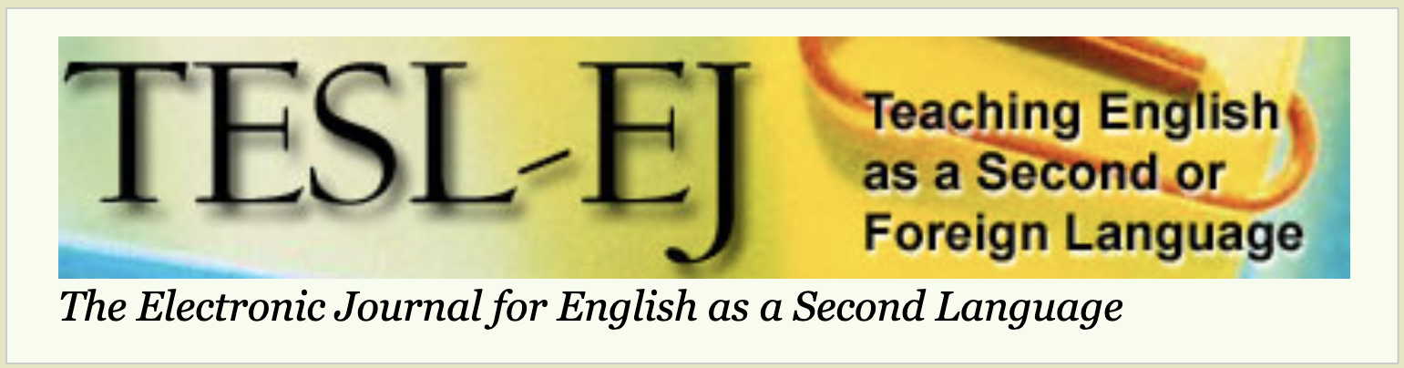 TESL-EJ Banner